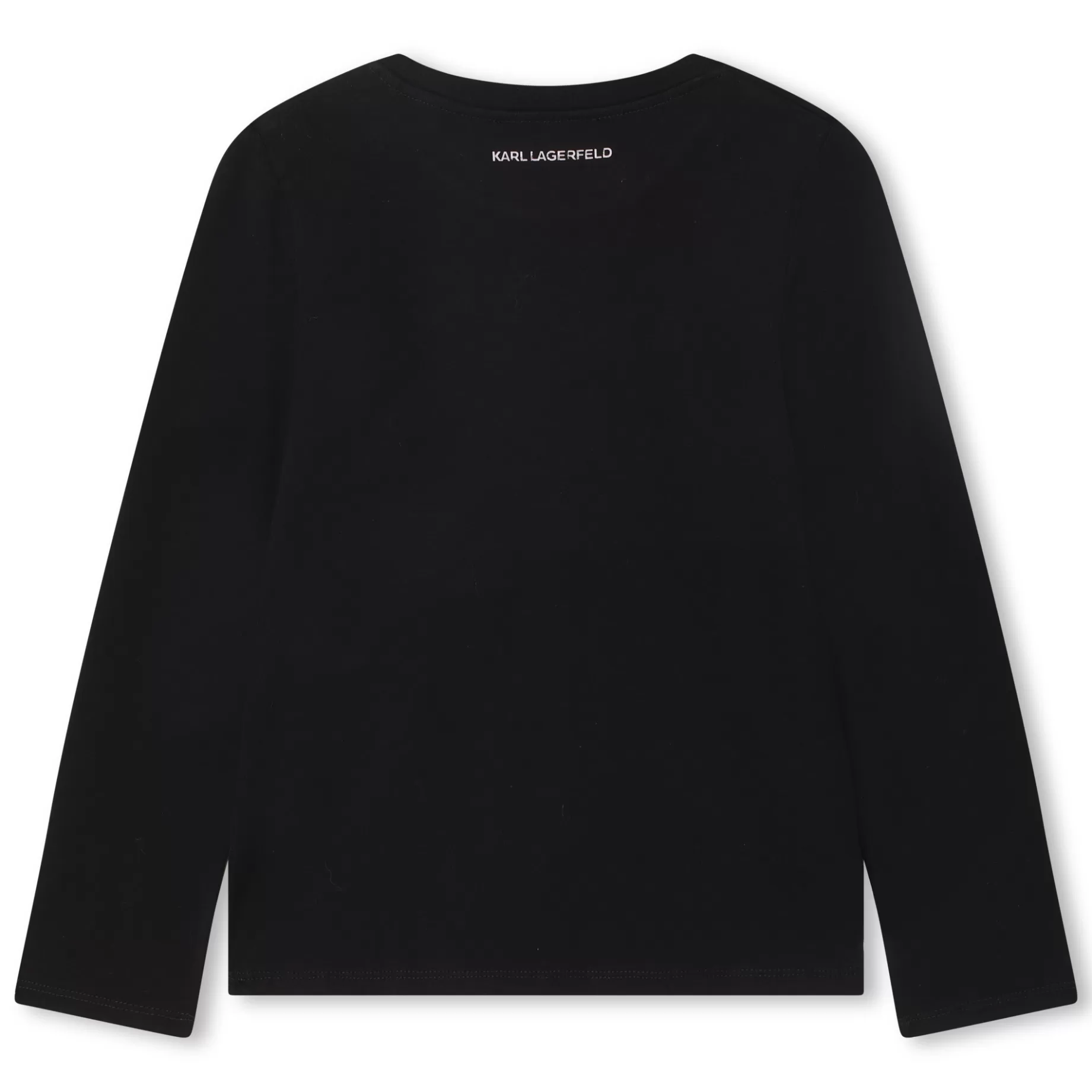 Long-Sleeved Cotton T-Shirt^KARL LAGERFELD KIDS Flash Sale