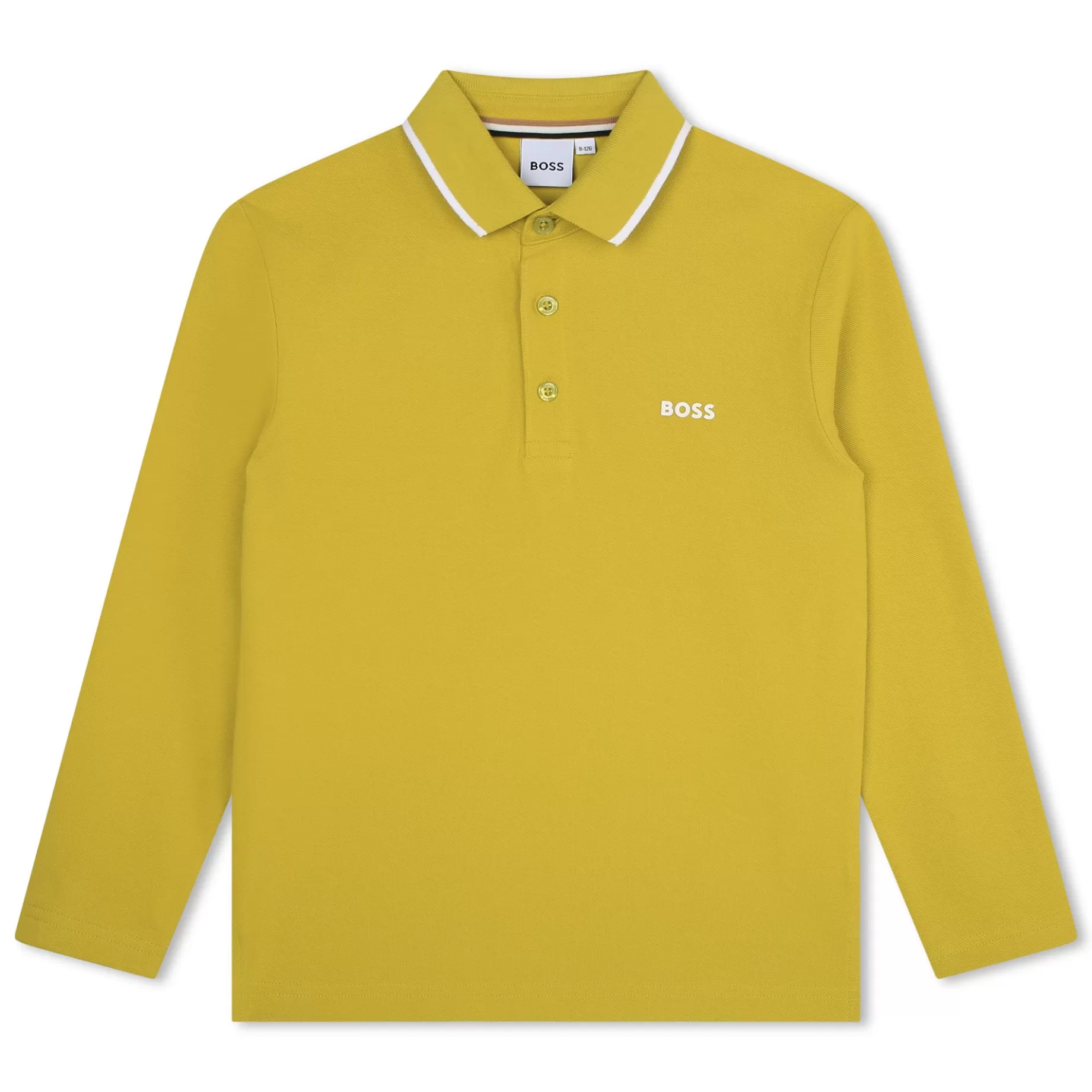 Long-Sleeved Polo Shirt^BOSS New