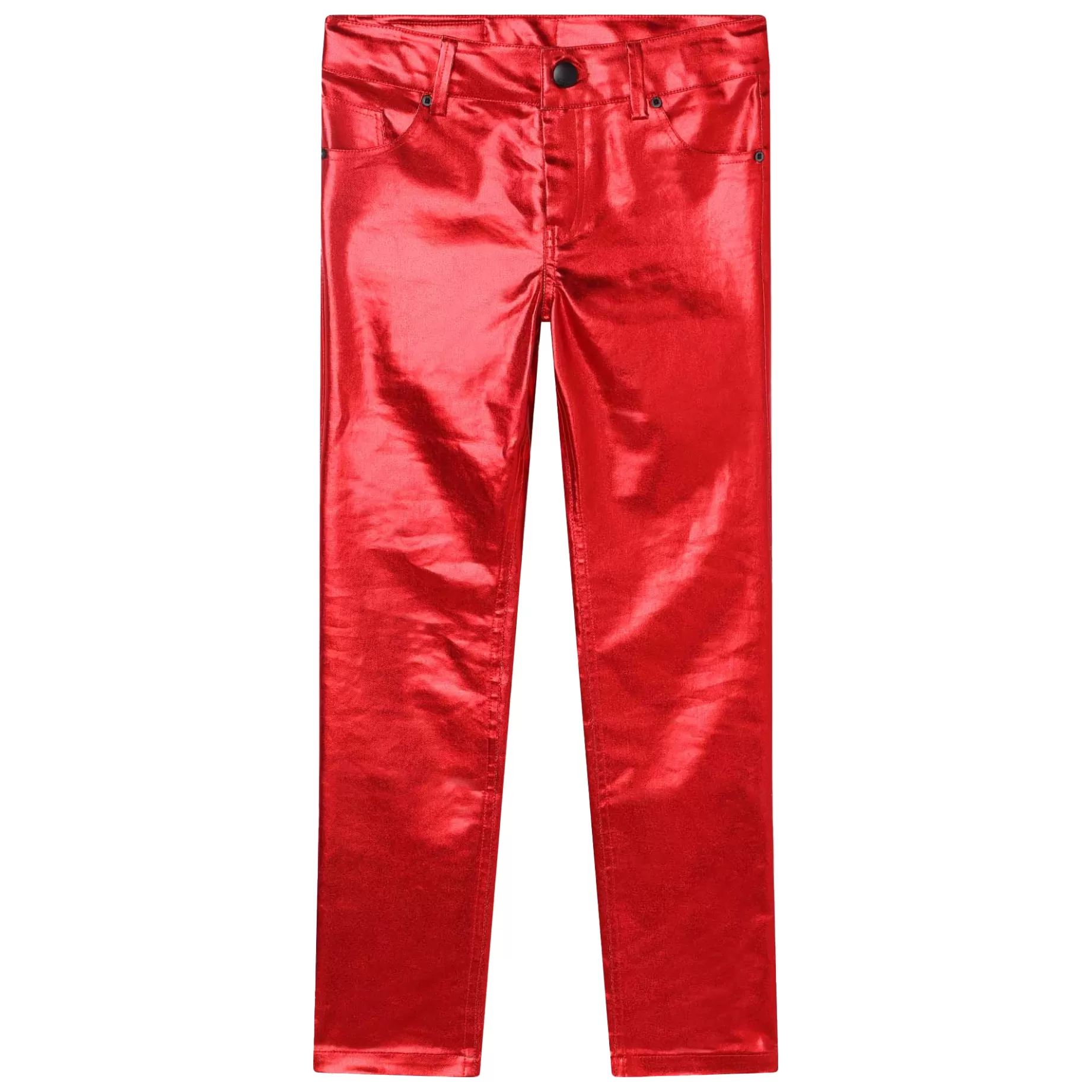 Metallic Coated Trousers^KARL LAGERFELD KIDS Discount