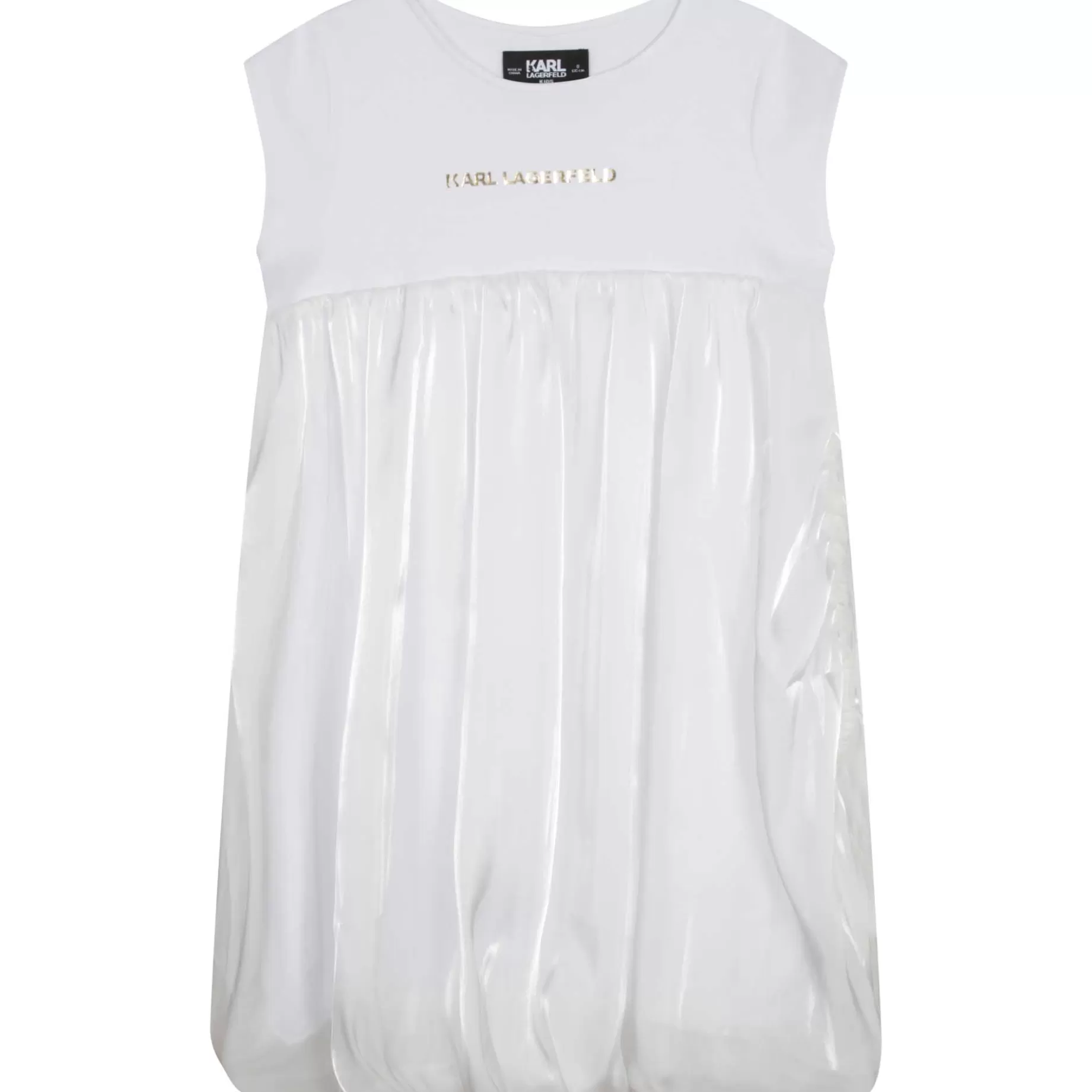 Pearly Bubble Hem Dress^KARL LAGERFELD KIDS New