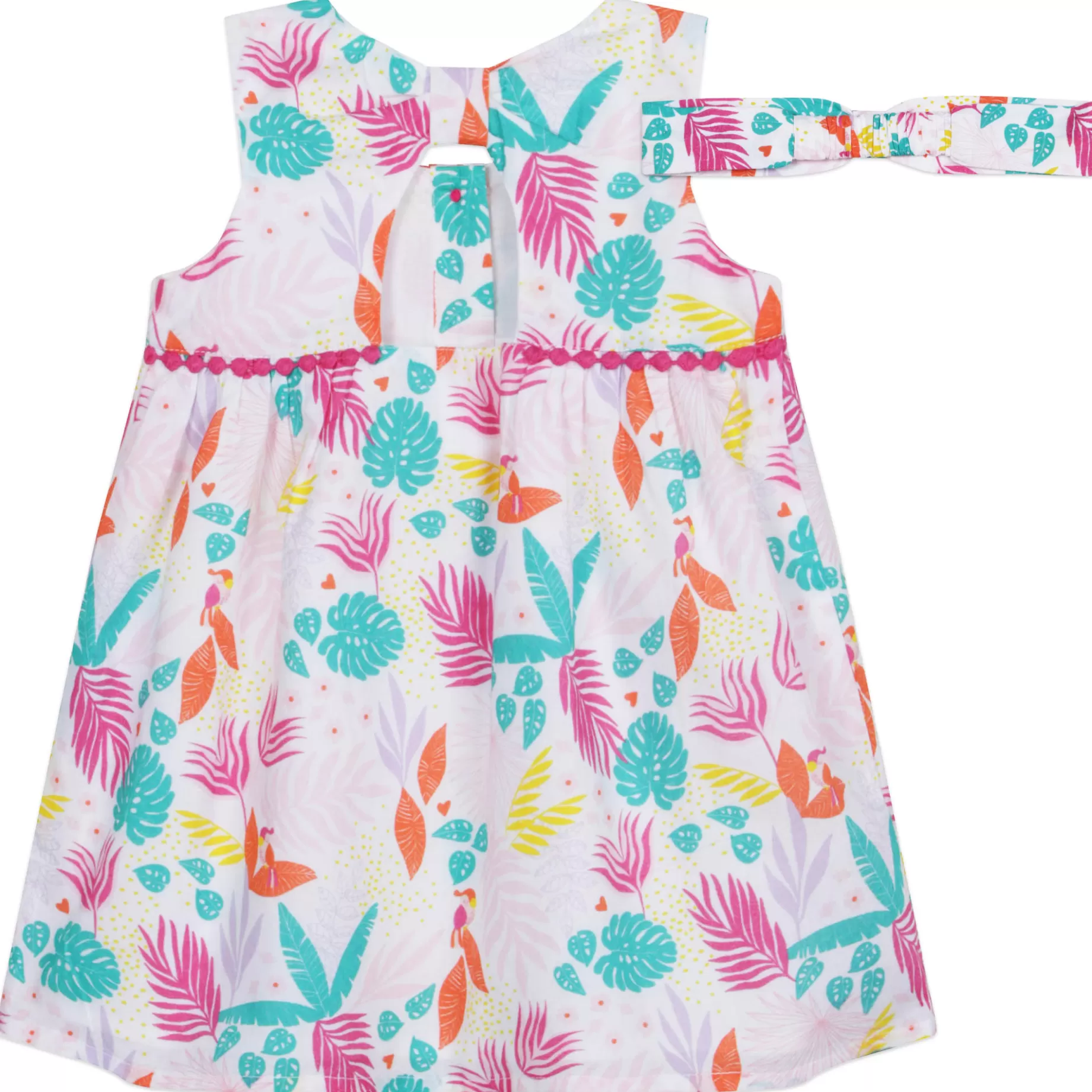 Percale Dress And Headband^CARREMENT BEAU Online