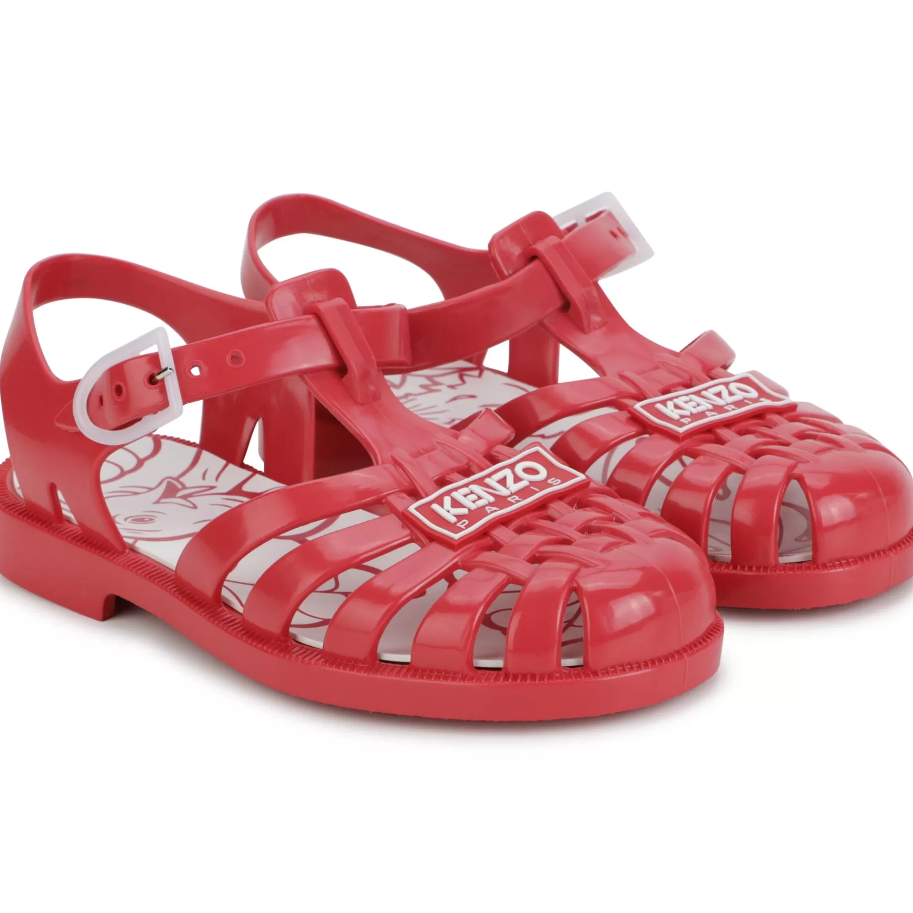 Plastic Sandals With Buckle^KENZO KIDS New