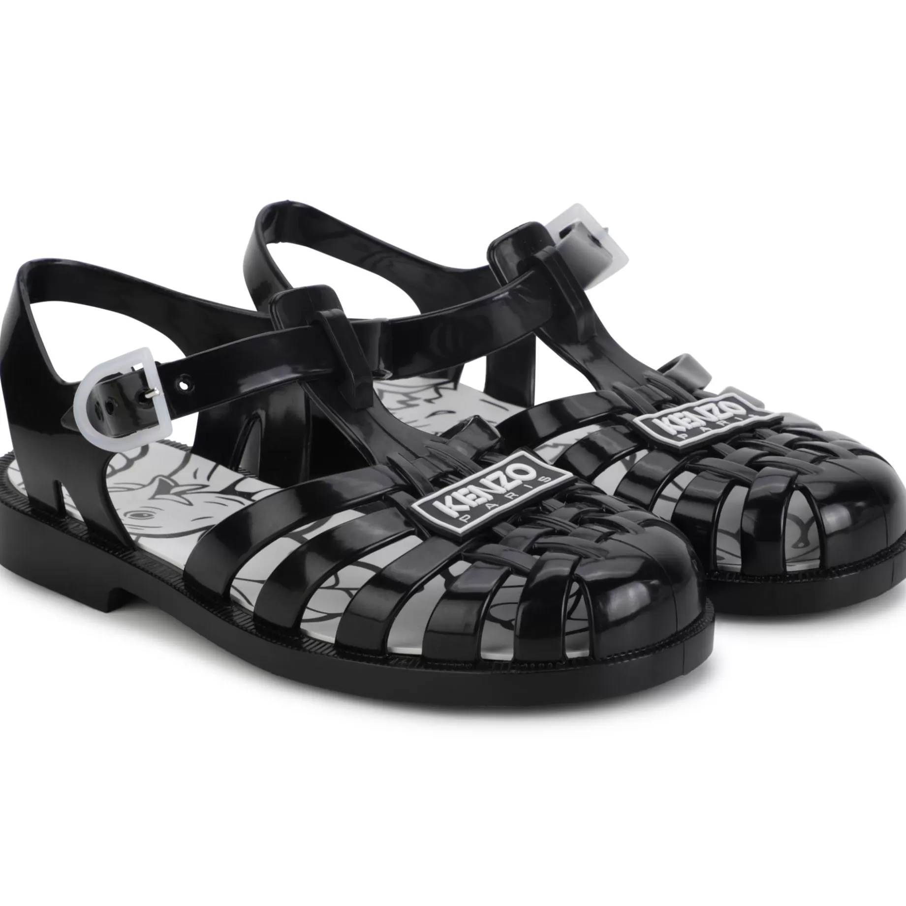 Plastic Sandals With Buckle^KENZO KIDS Shop