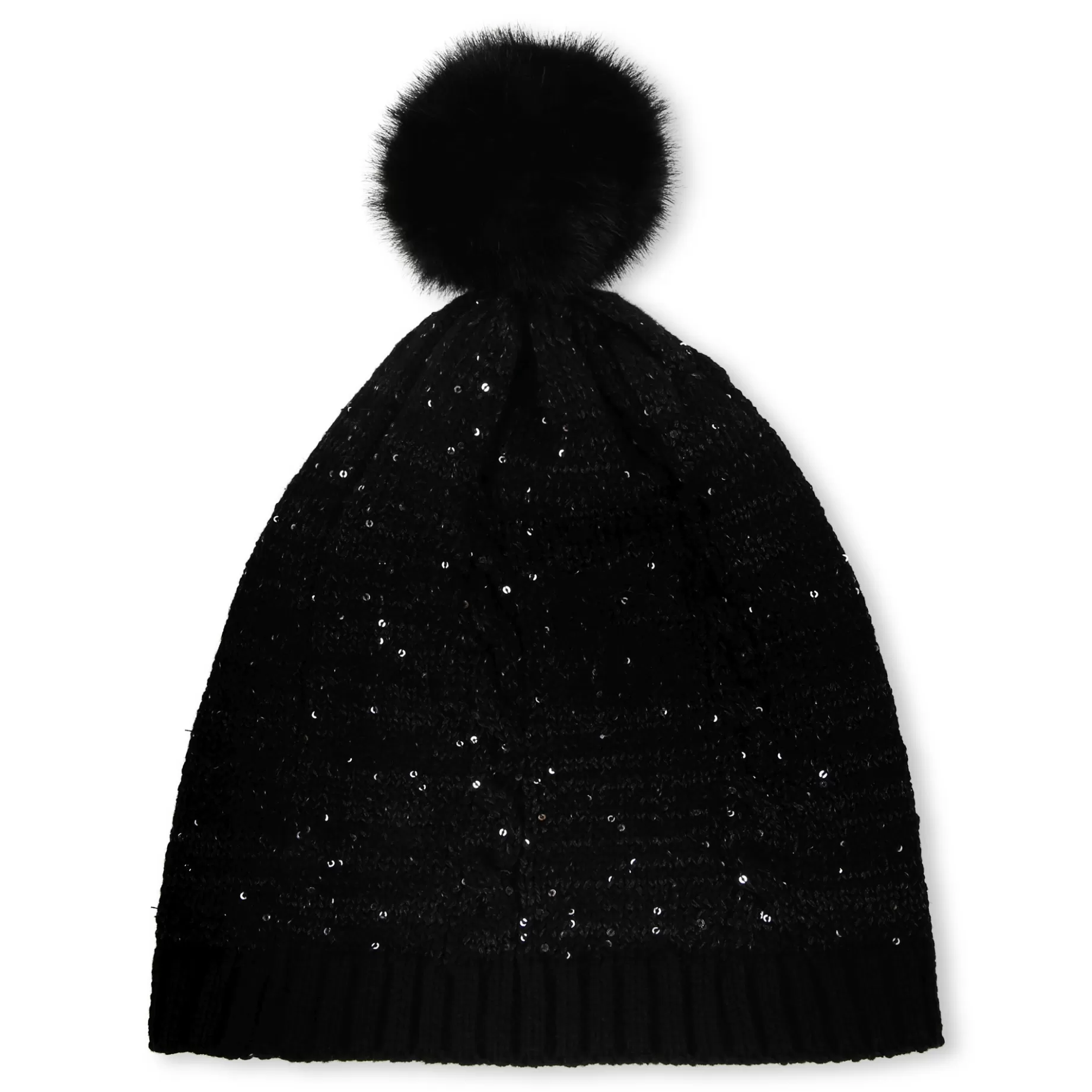 Pom-Pom Hat With Sequins^KARL LAGERFELD KIDS Cheap