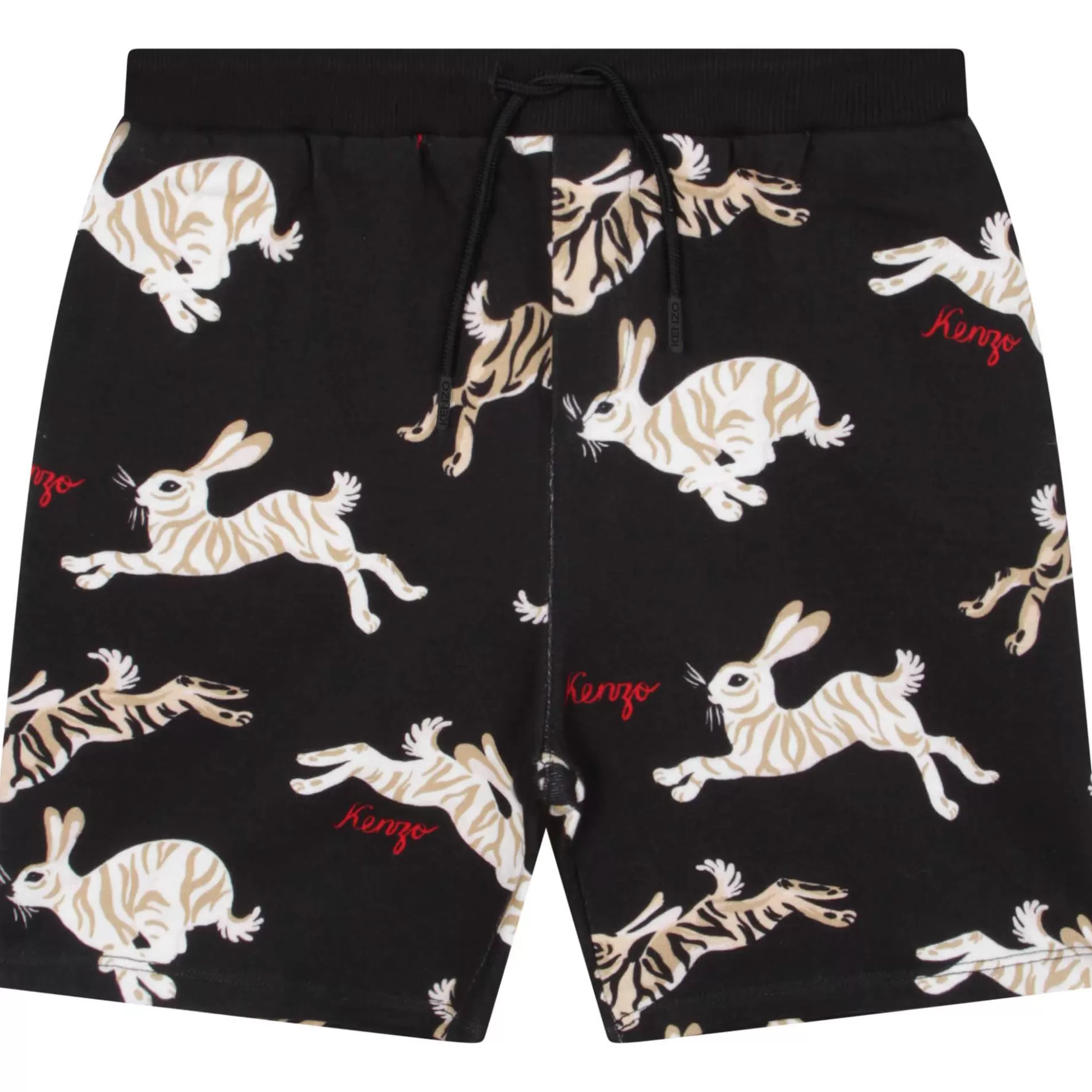 Printed Cotton Fleece Shorts^KENZO KIDS Sale