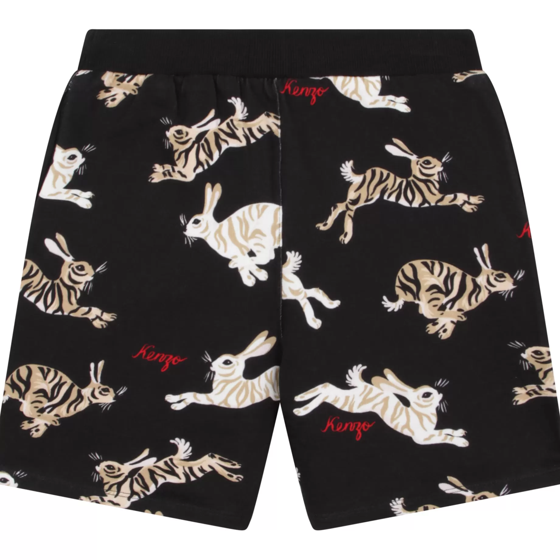 Printed Cotton Fleece Shorts^KENZO KIDS Sale