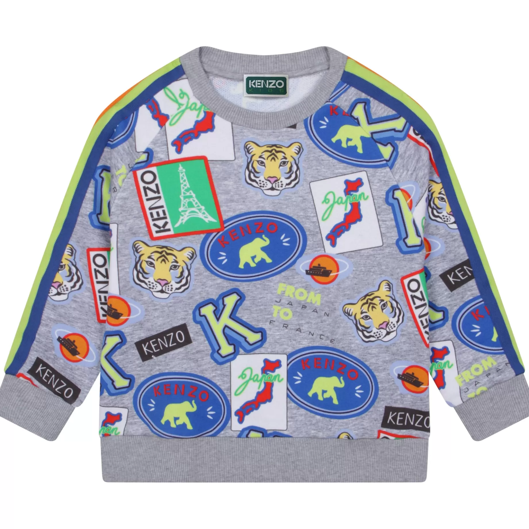 Printed Cotton Sweatshirt^KENZO KIDS Hot