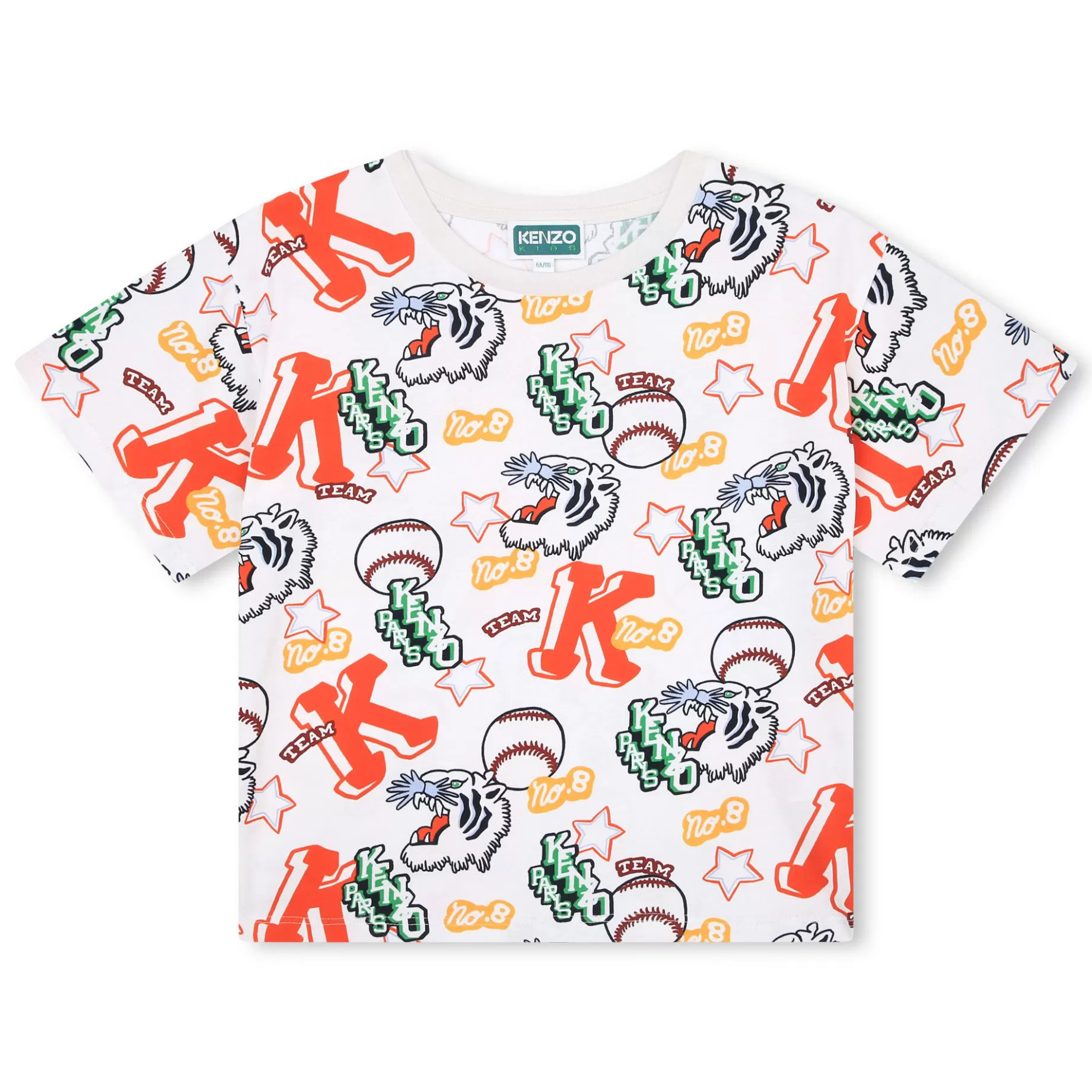 Printed Cotton T-Shirt^KENZO KIDS Best Sale