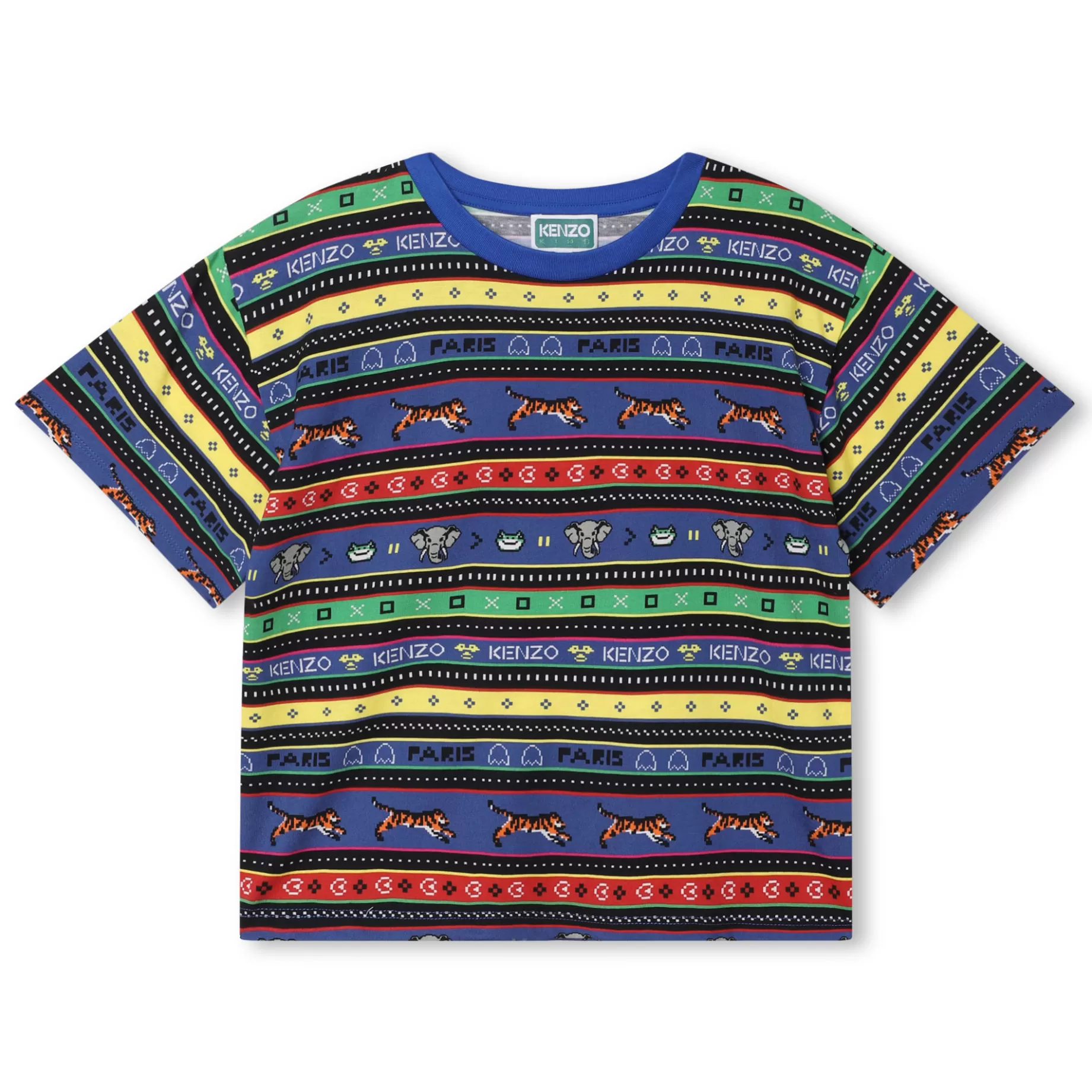 Printed Cotton T-Shirt^KENZO KIDS Cheap