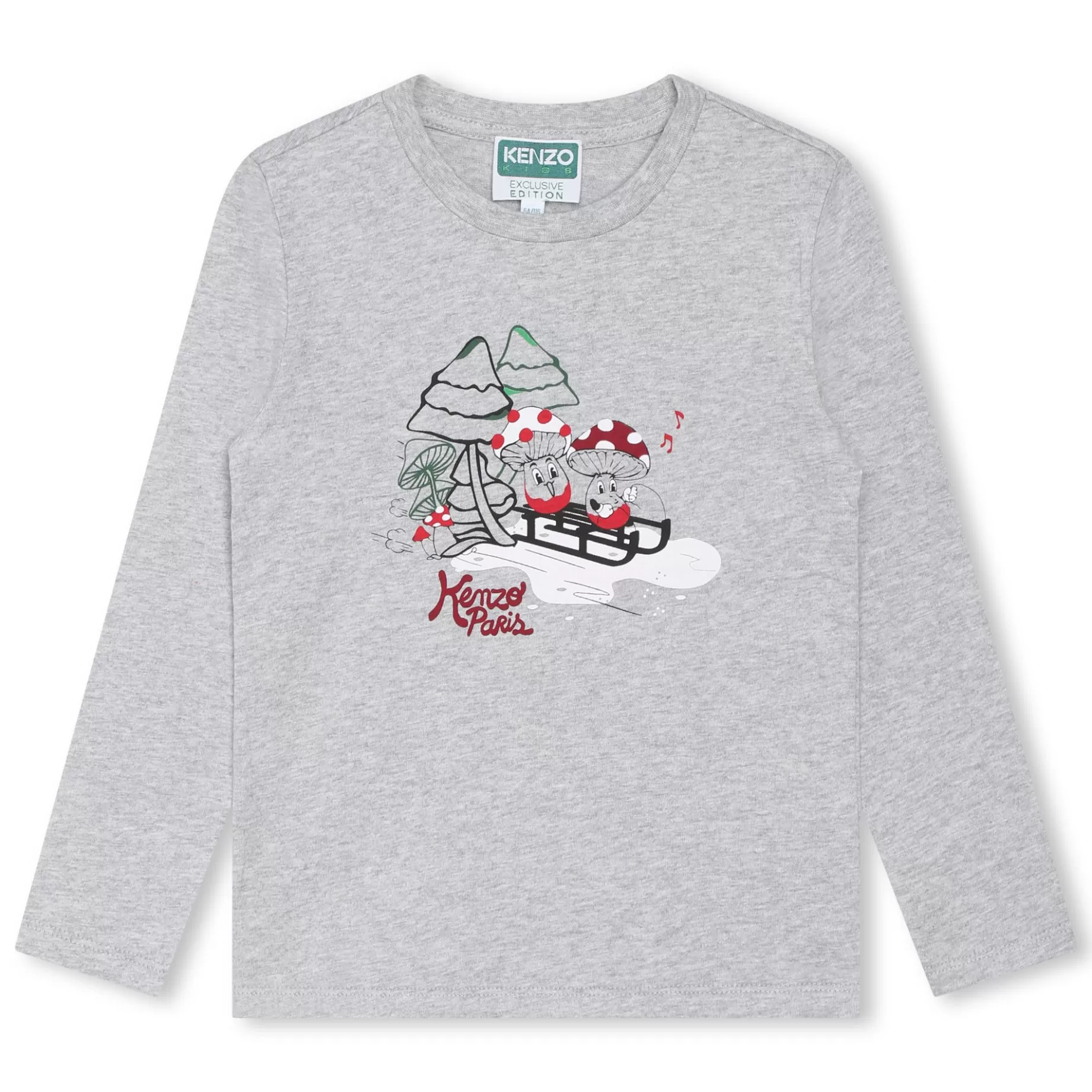 Printed Cotton T-Shirt^KENZO KIDS Best Sale