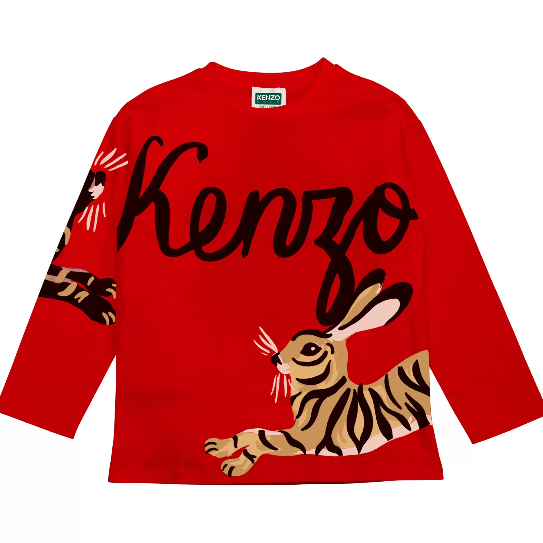 Printed Cotton T-Shirt^KENZO KIDS Fashion