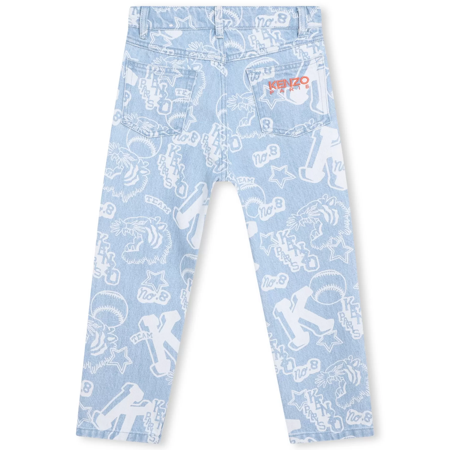 Printed Denim Trousers^KENZO KIDS Fashion