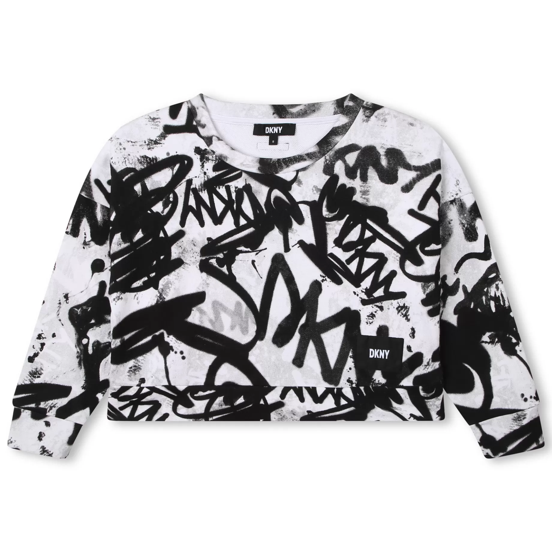 Printed Fleece Sweatshirt^DKNY Discount