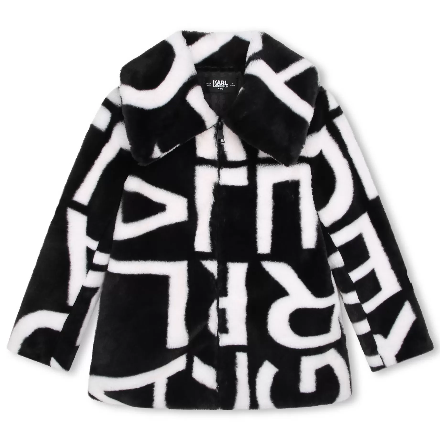 Printed Fluffy Jacket^KARL LAGERFELD KIDS Flash Sale