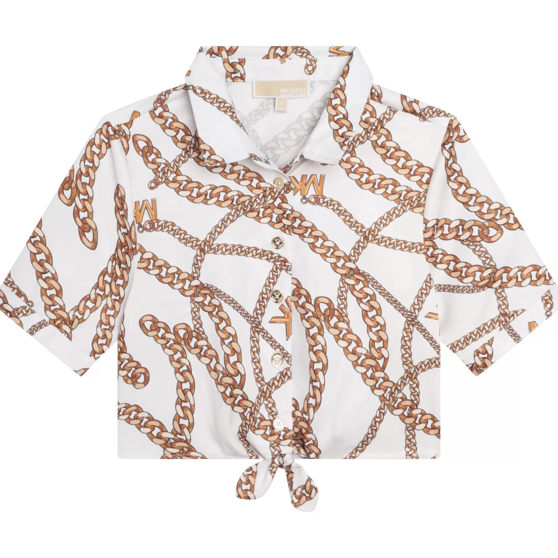 Printed Knotted Shirt^MICHAEL KORS Store