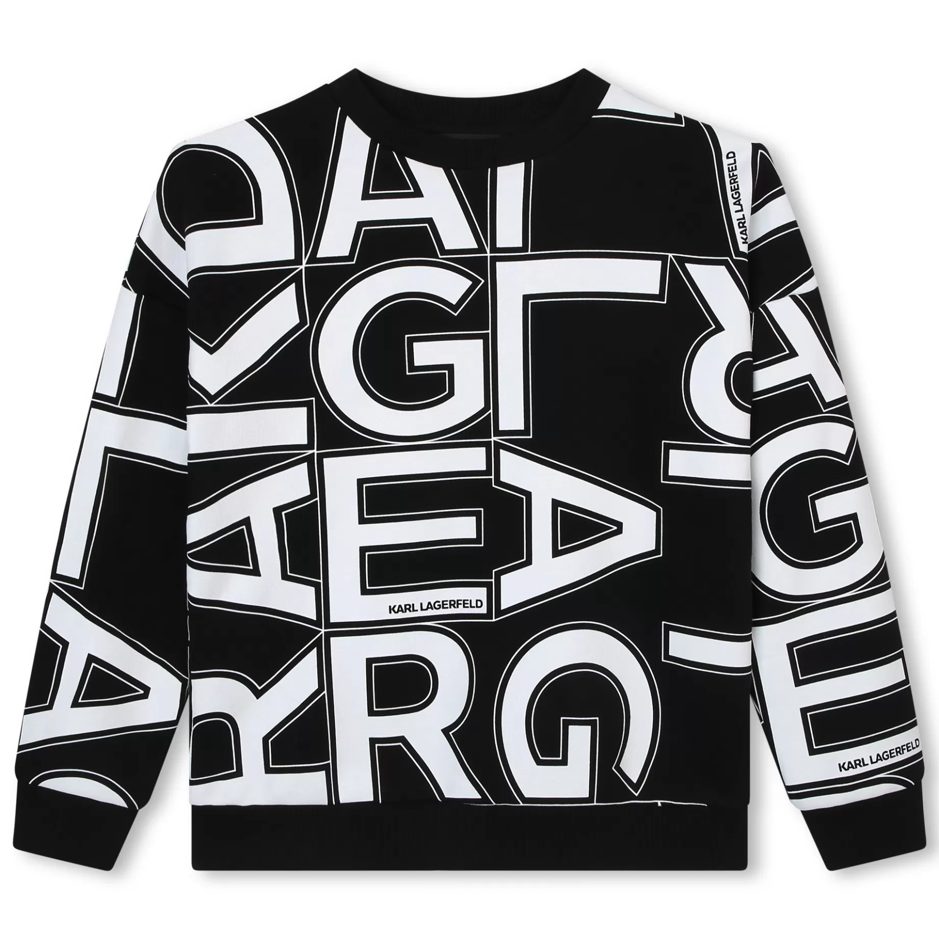 Printed Round-Neck Sweatshirt^KARL LAGERFELD KIDS Flash Sale