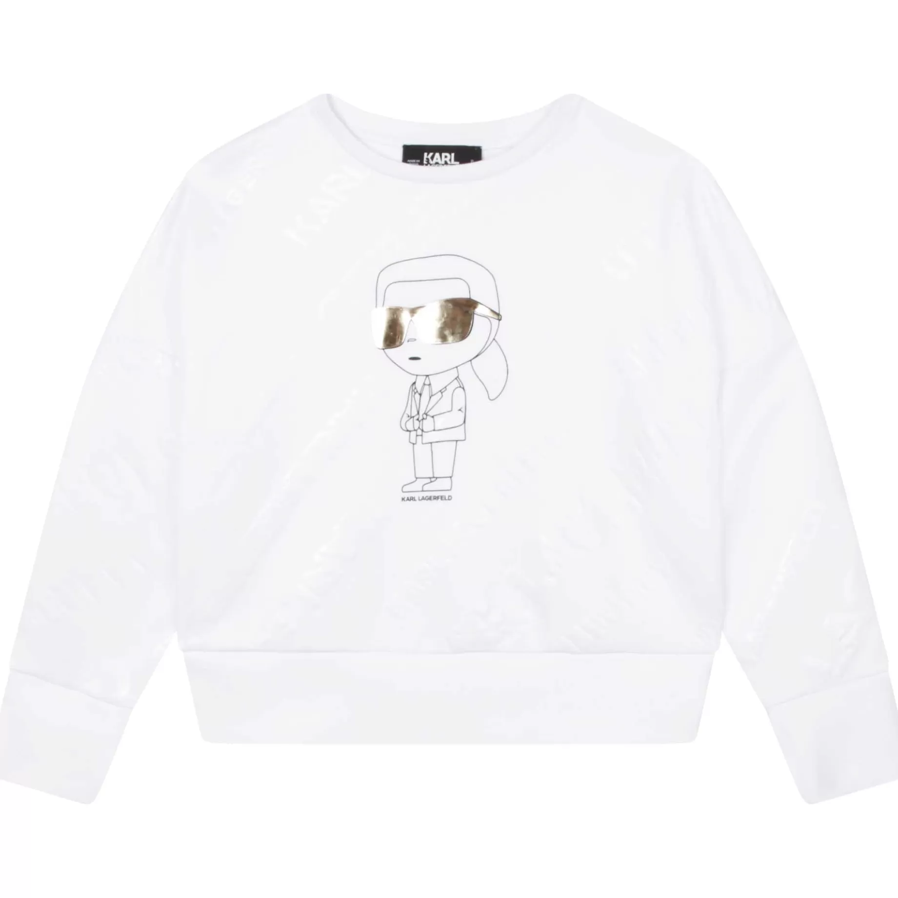 Printed Sweatshirt^KARL LAGERFELD KIDS Cheap