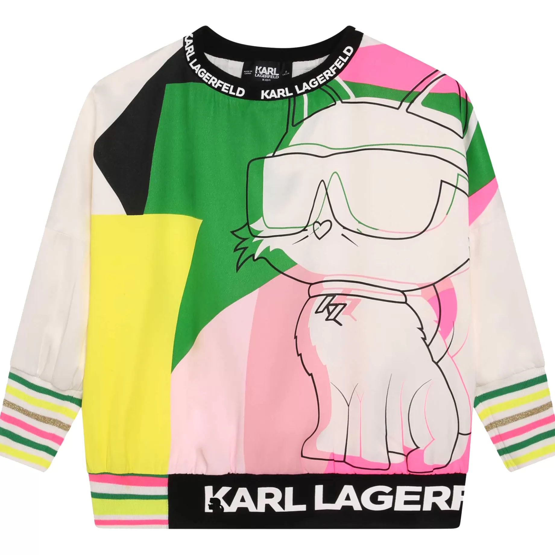 Printed Sweatshirt With Design^KARL LAGERFELD KIDS Discount