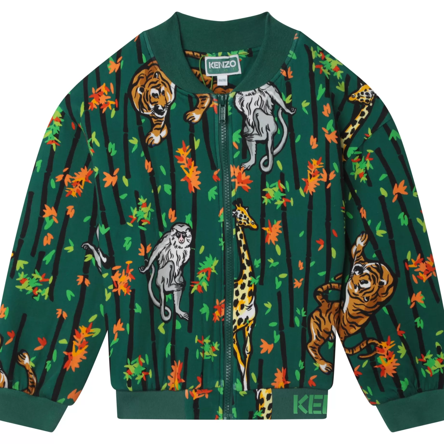 Printed Zip-Up Sweatshirt^KENZO KIDS Hot