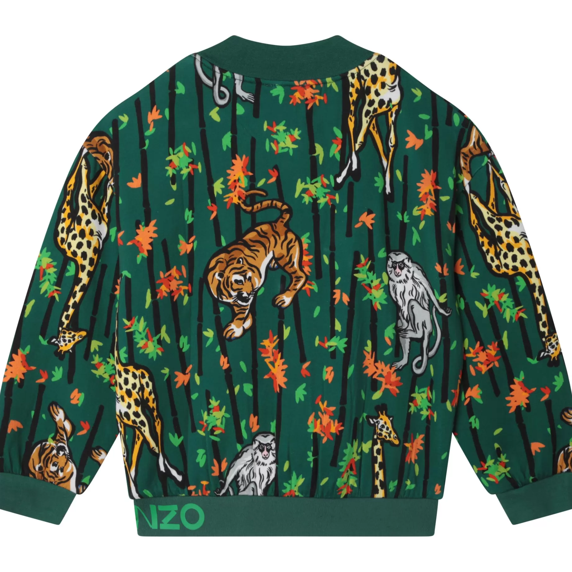 Printed Zip-Up Sweatshirt^KENZO KIDS Hot