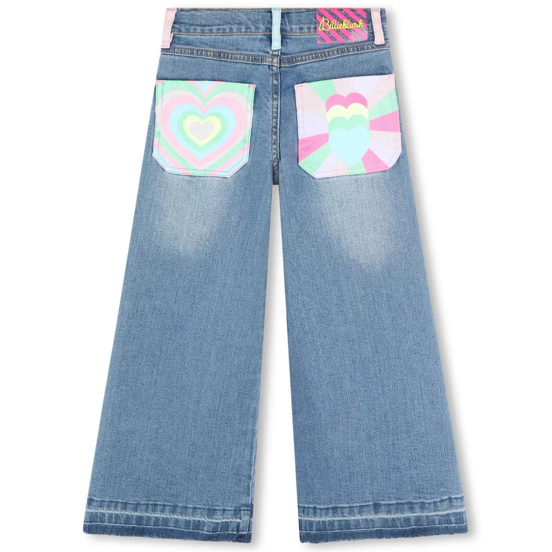 Printed-Pocket Jeans^BILLIEBLUSH New