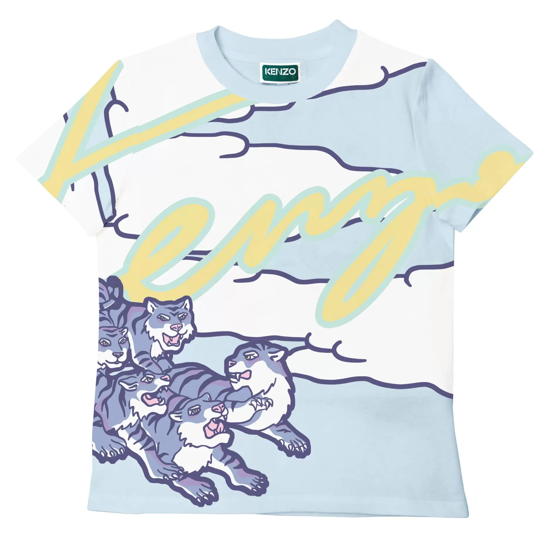 Round-Neck Printed T-Shirt^KENZO KIDS Discount