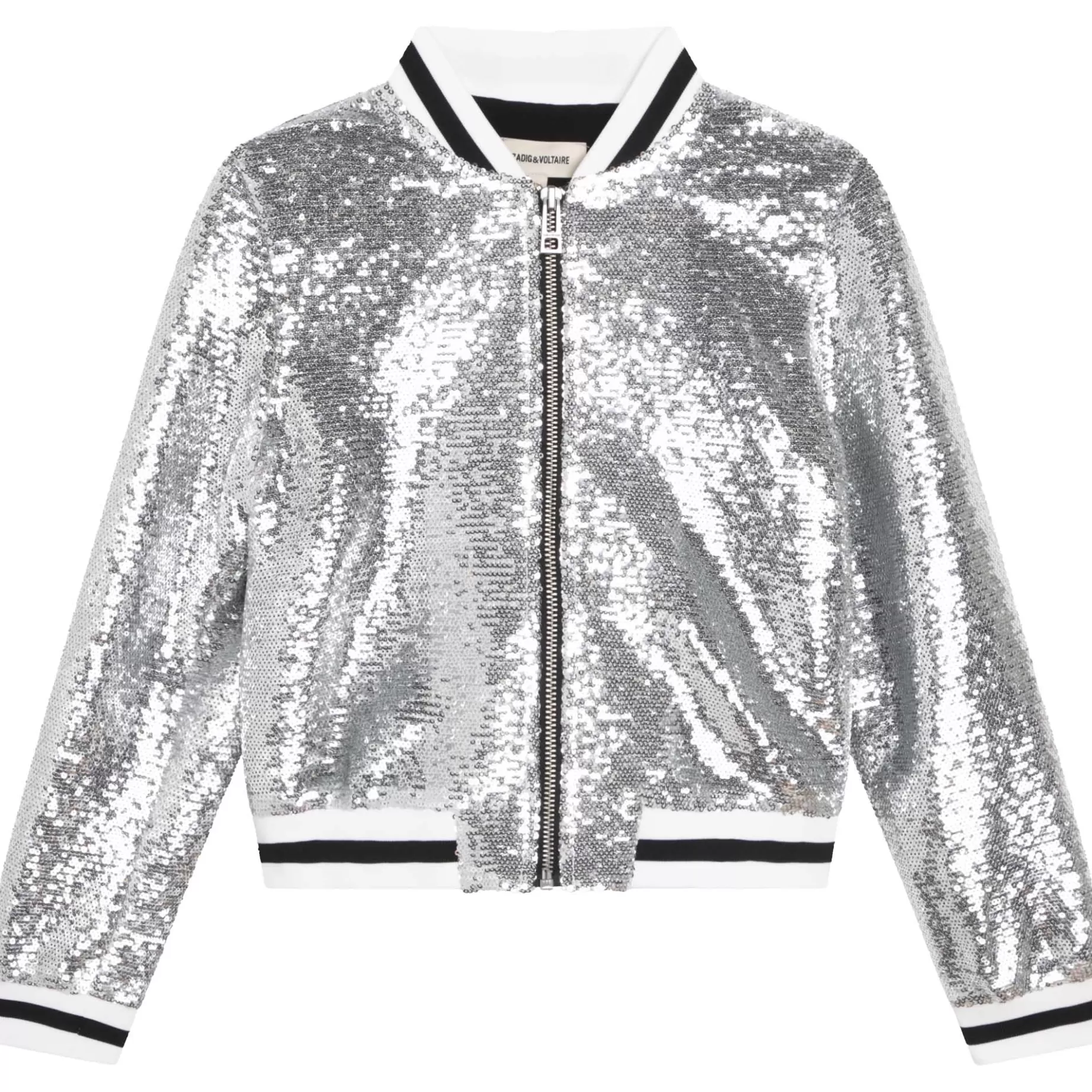 Sequinned Zip-Up Bomber Jacket^ZADIG & VOLTAIRE Best