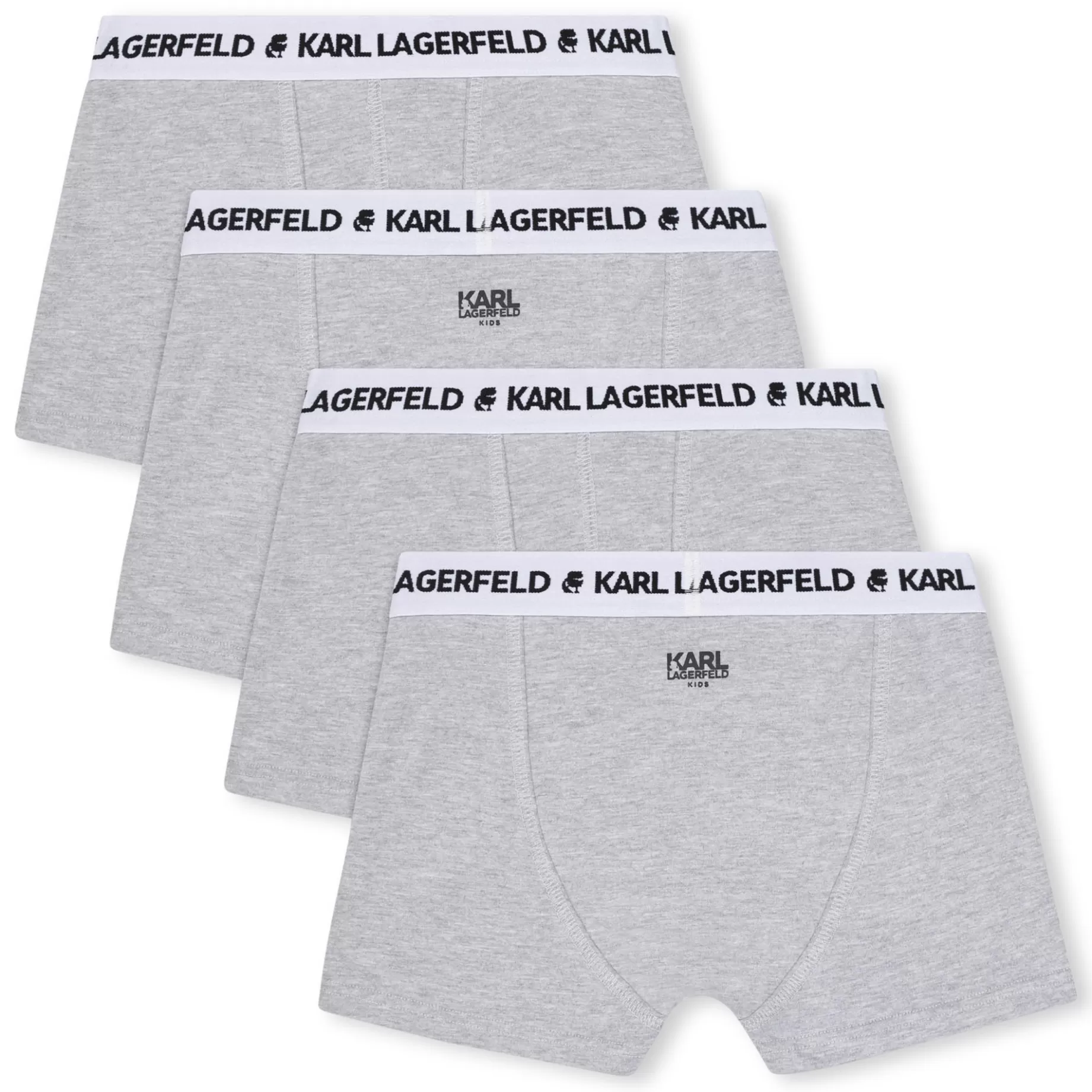 Set Of 2 Cotton Boxer Shorts^KARL LAGERFELD KIDS Discount