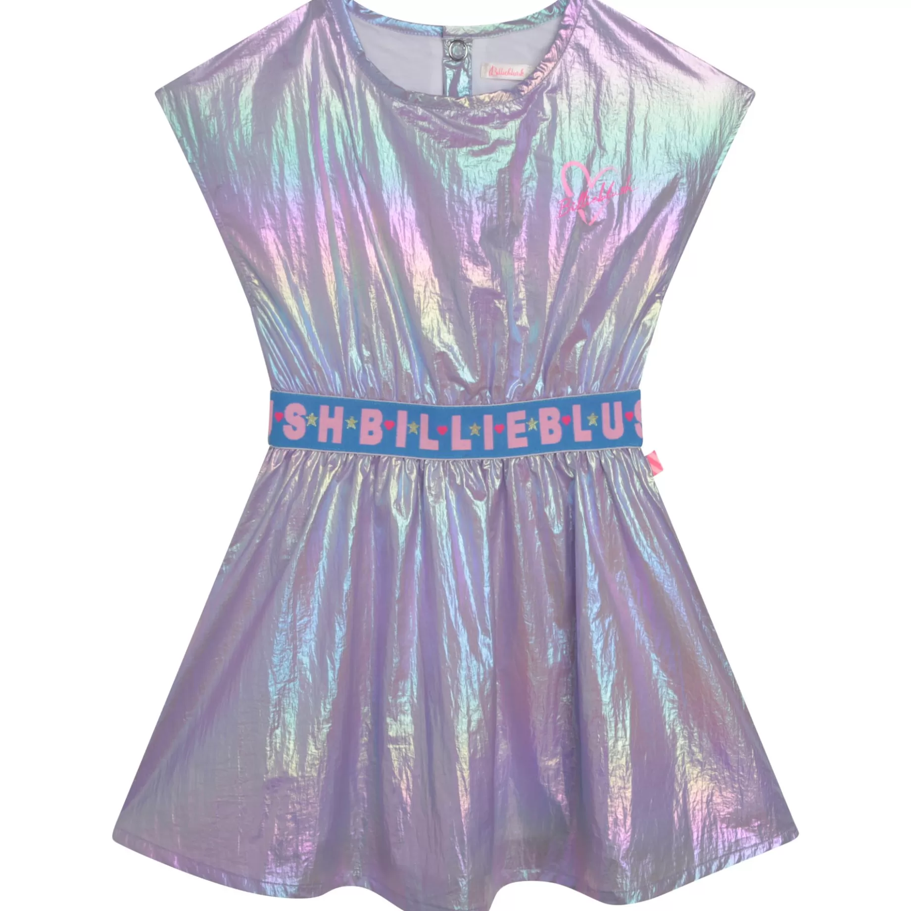 Shiny Short-Sleeved Dress^BILLIEBLUSH Hot