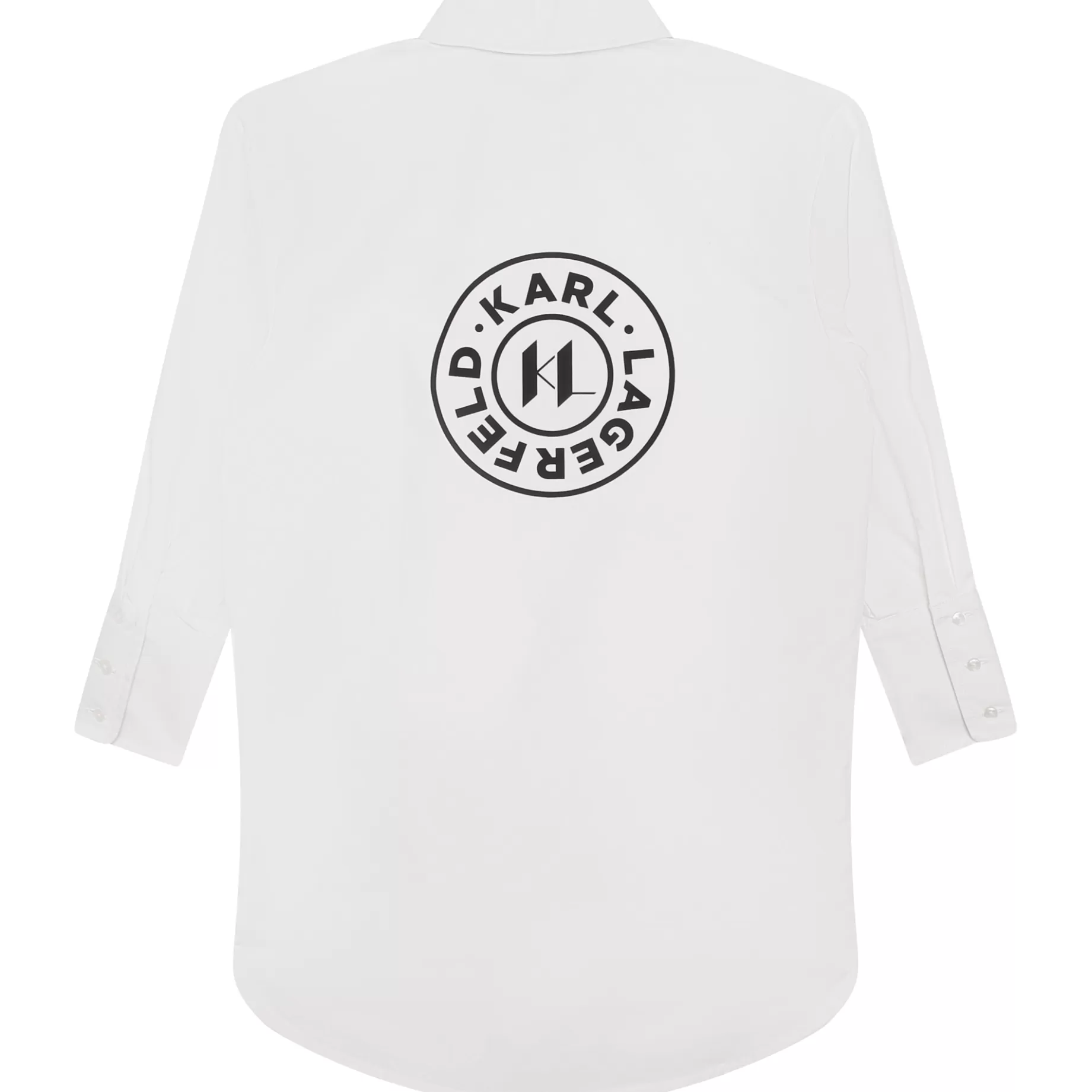 Shirt Dress With Logo^KARL LAGERFELD KIDS Flash Sale