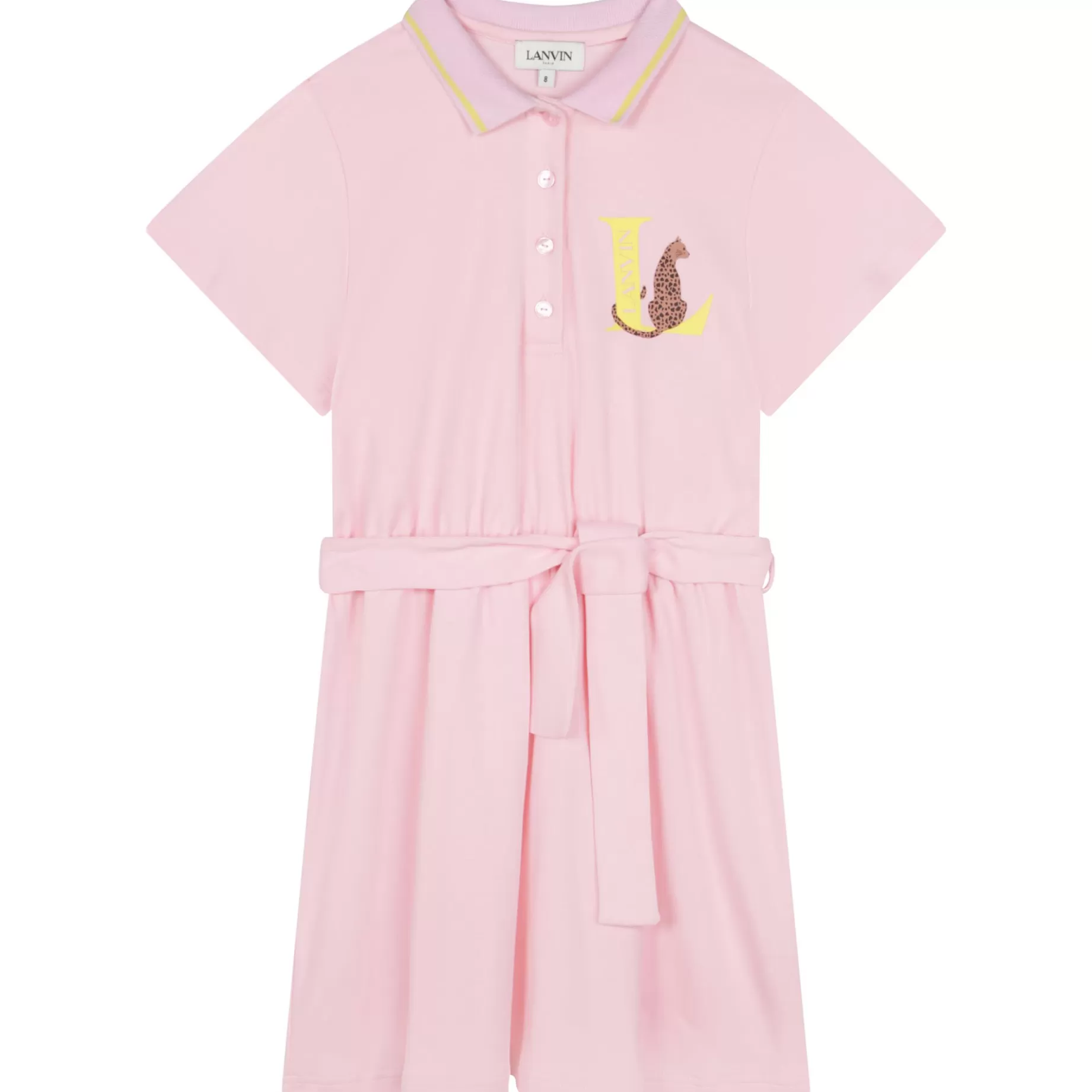 Short-Sleeved Cotton Dress^LANVIN Clearance