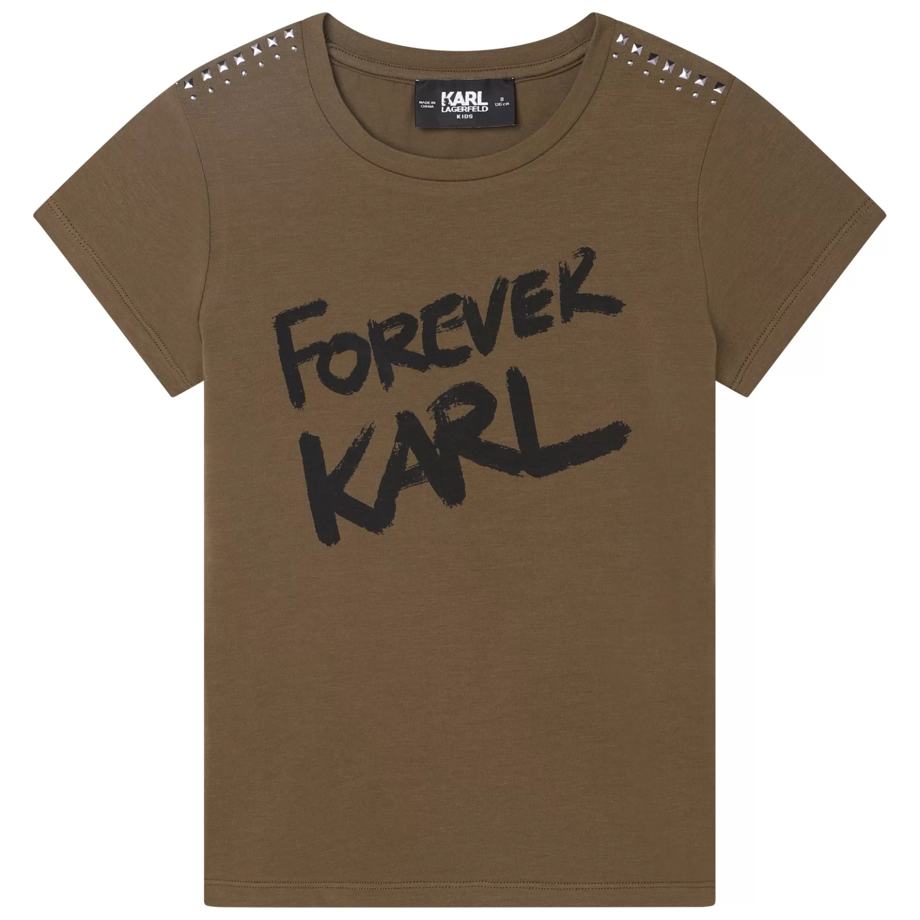 Short-Sleeved Cotton T-Shirt^KARL LAGERFELD KIDS Clearance