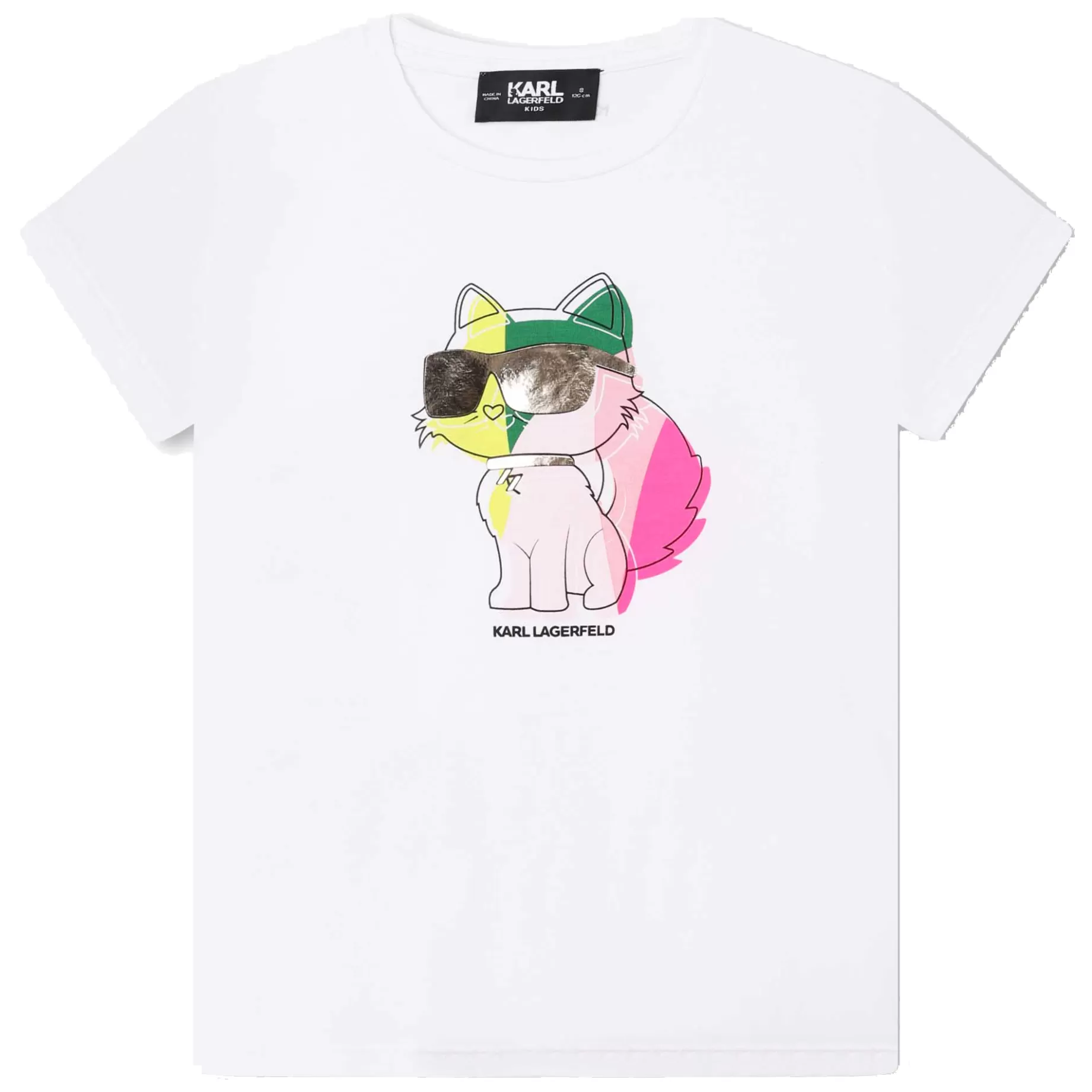 Short-Sleeved Cotton T-Shirt^KARL LAGERFELD KIDS Outlet