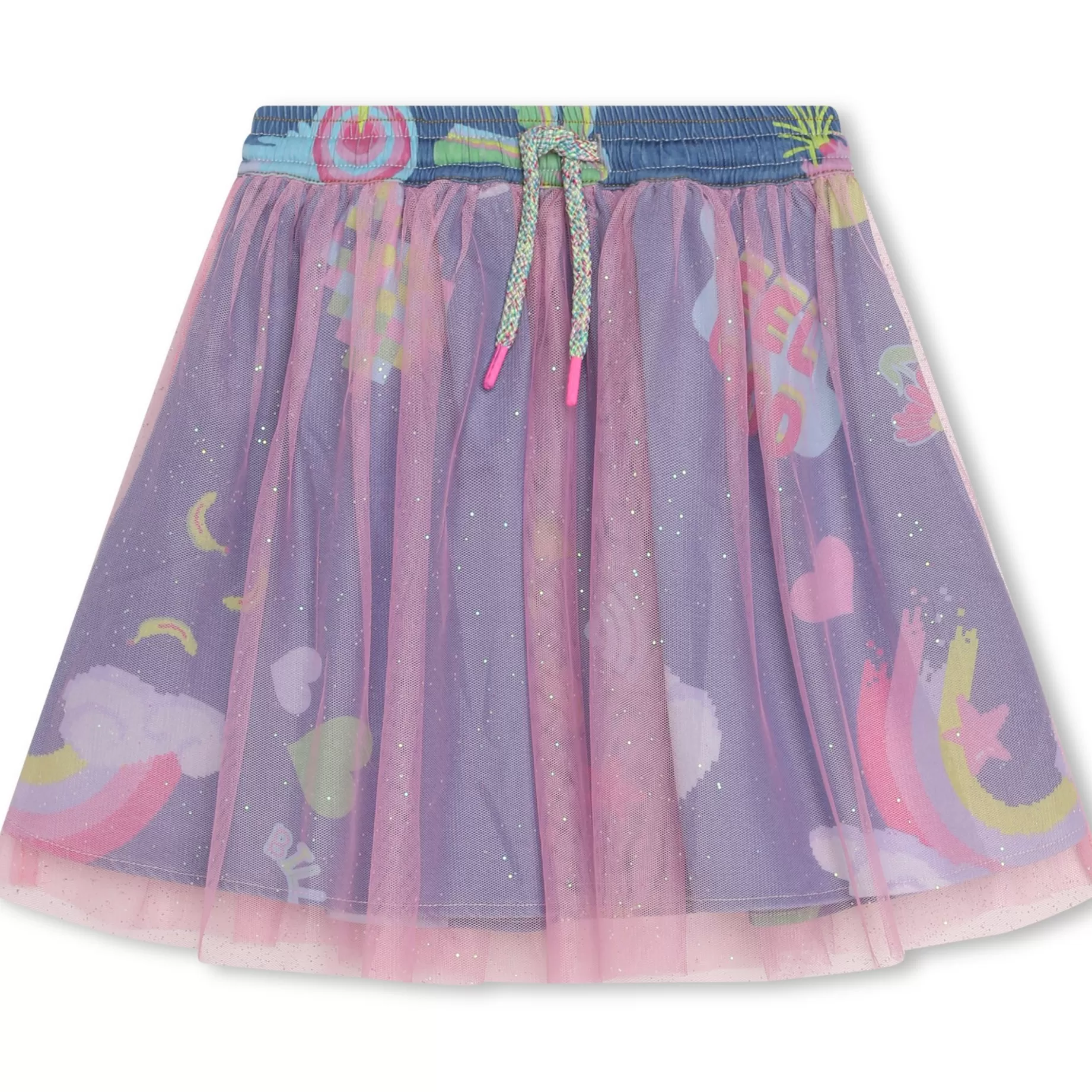 Sparkly Bi-Material Skirt^BILLIEBLUSH Online