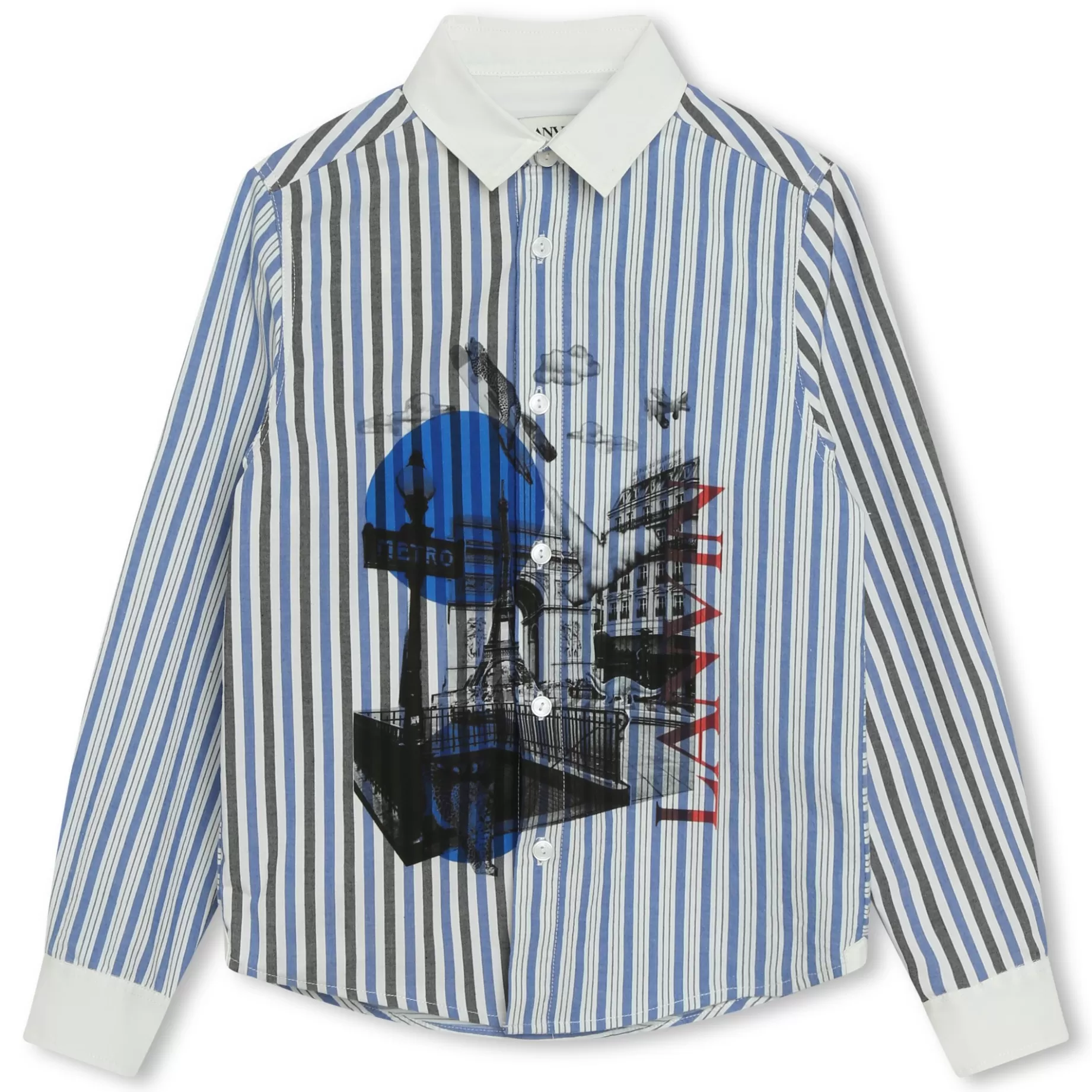 Striped Shirt With Print^LANVIN Best Sale