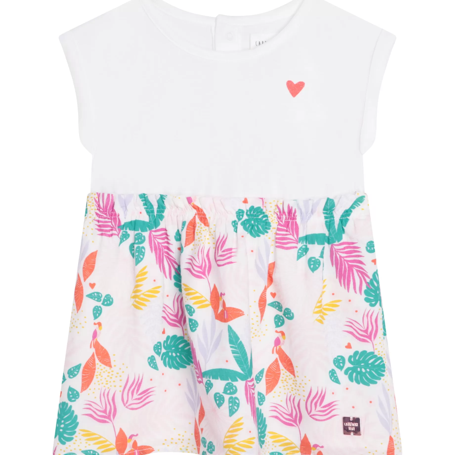 Tropical Motif Dress^CARREMENT BEAU Hot