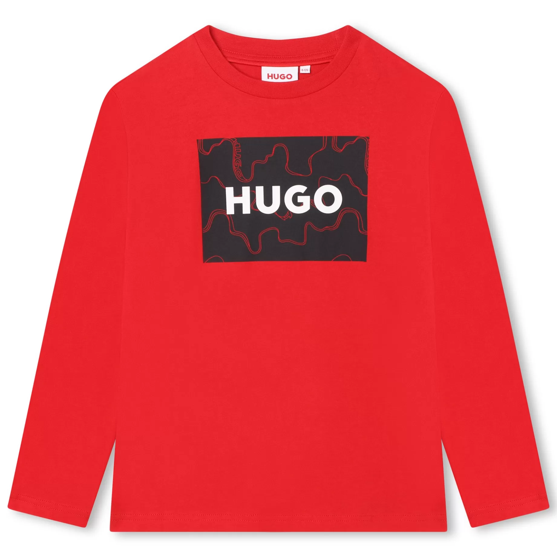 T-Shirt With Framed Logo Print^HUGO Store