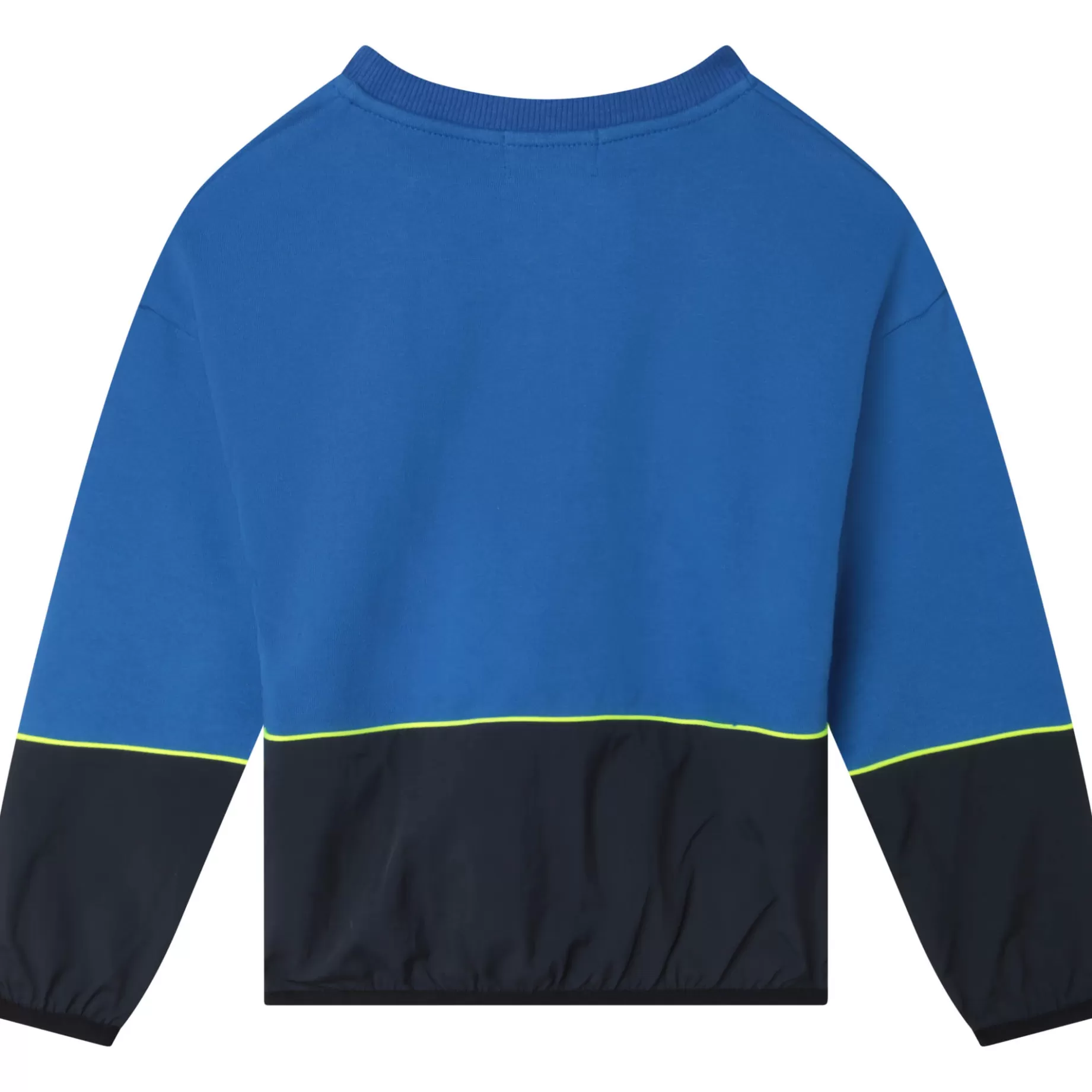 Two-Tone Cotton Sweatshirt^KENZO KIDS Cheap