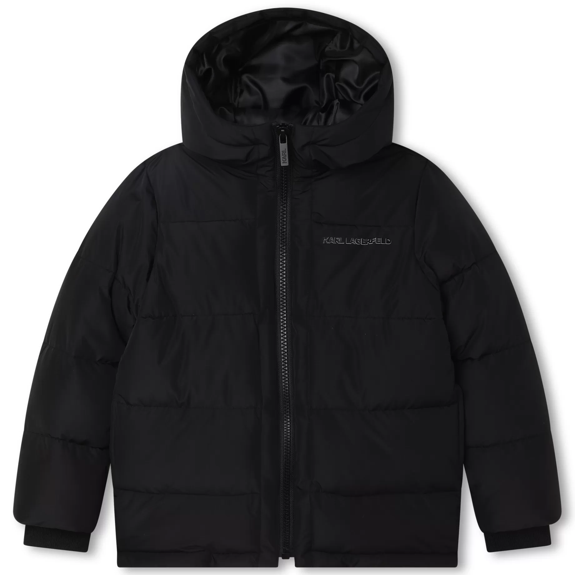 Waterproof Hooded Bomber^KARL LAGERFELD KIDS Cheap